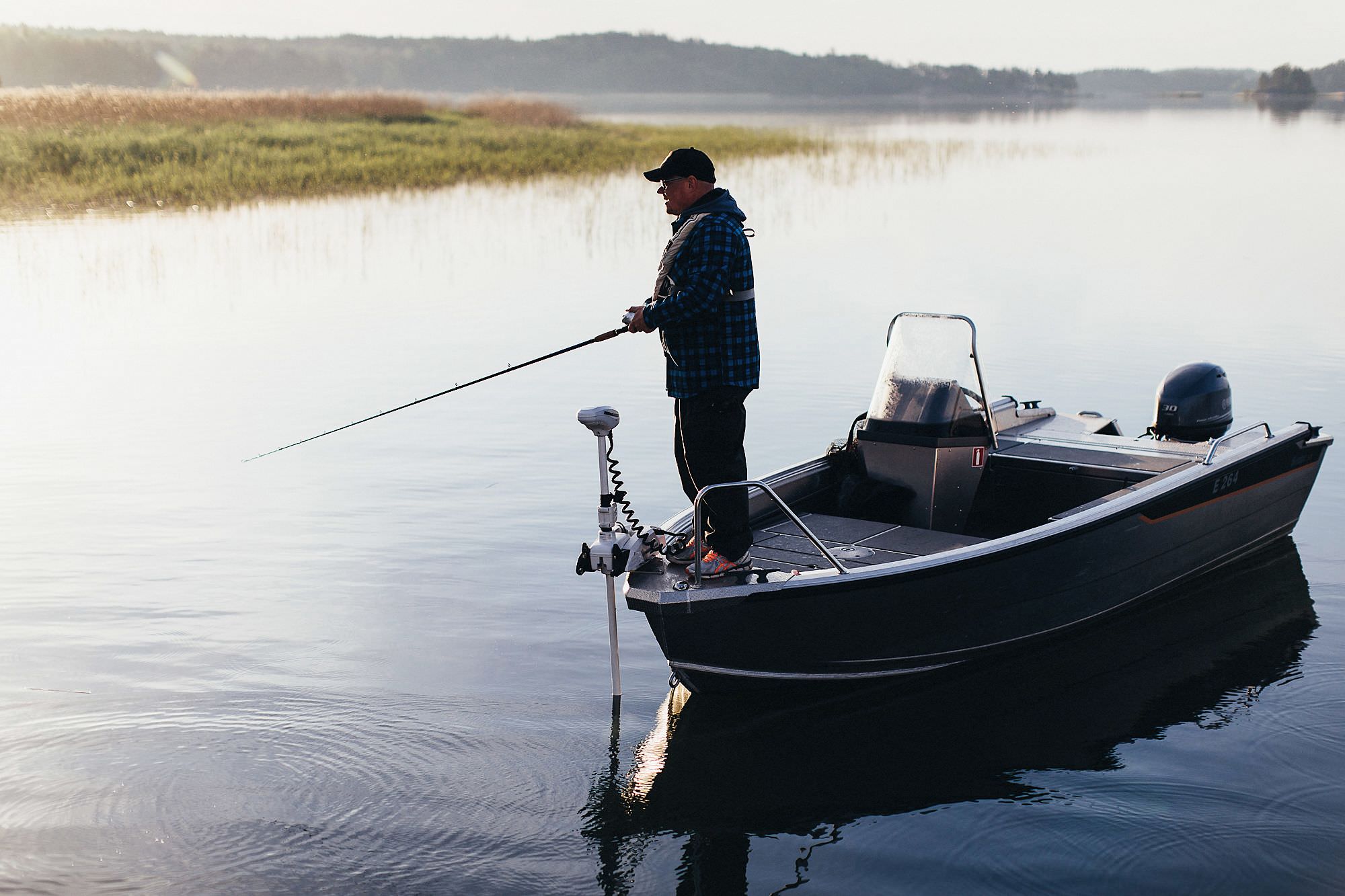 Buster S med fiskeutrustningspaketet