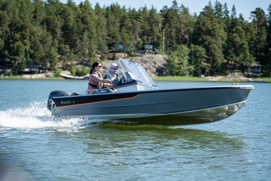 New small aluminium boat Buster S2 model year 2023