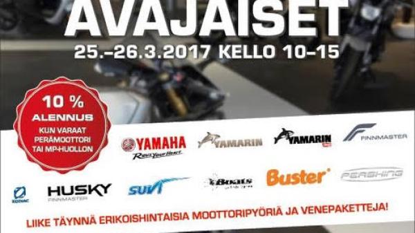 Yamaha Center Turku, myymälän ja huollon avajaiset 25.–26.3.