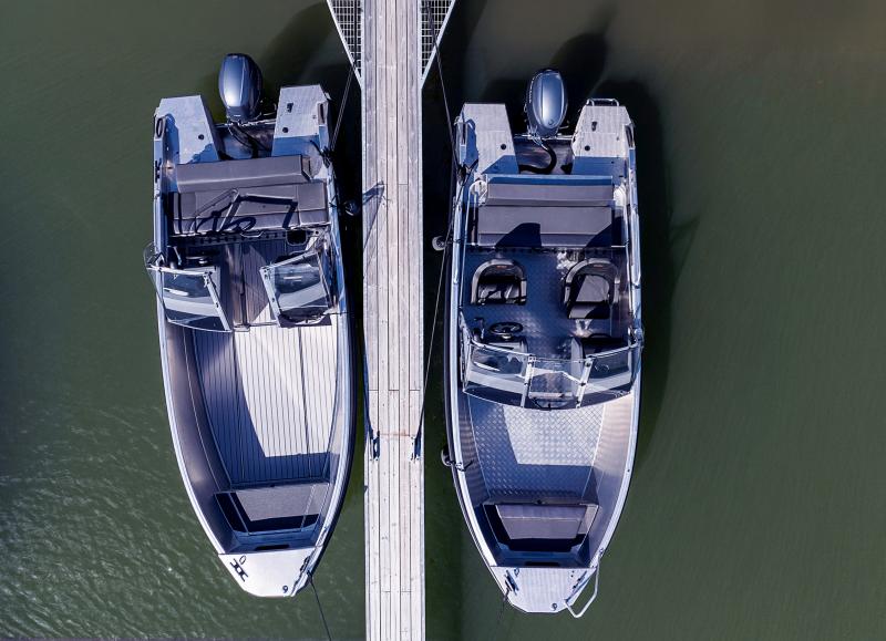 Buster L2 and Buster Lx side by side top view 