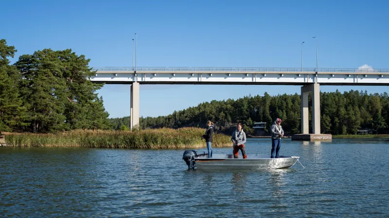 Buster XS is a functional fishing boat