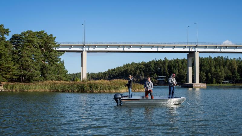 Buster XS is a functional fishing boat